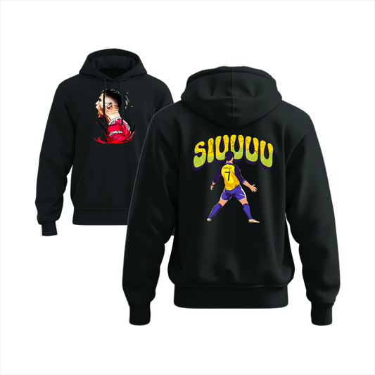 Ronaldo Siuuu Boys Hodie Front & Back