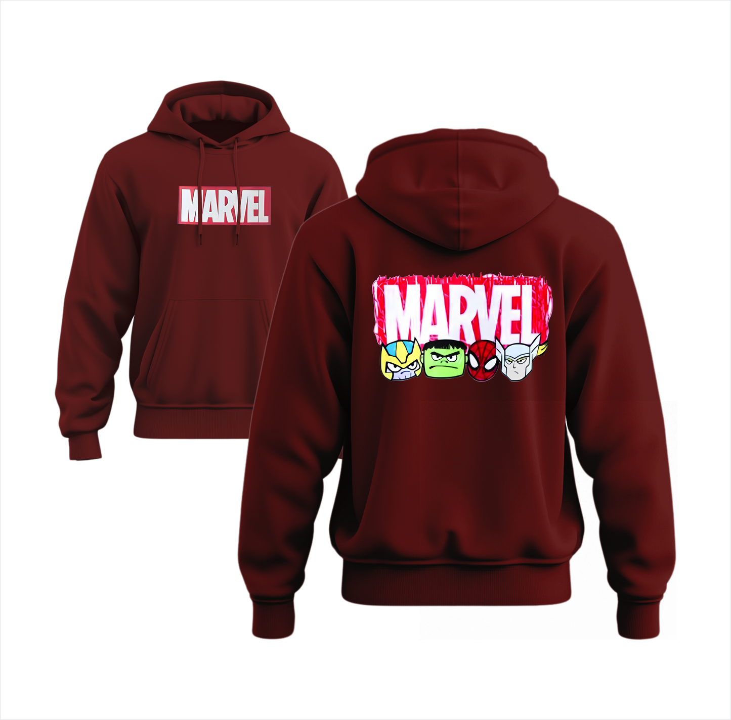 Marvel Front & Back Hoodie for Boys