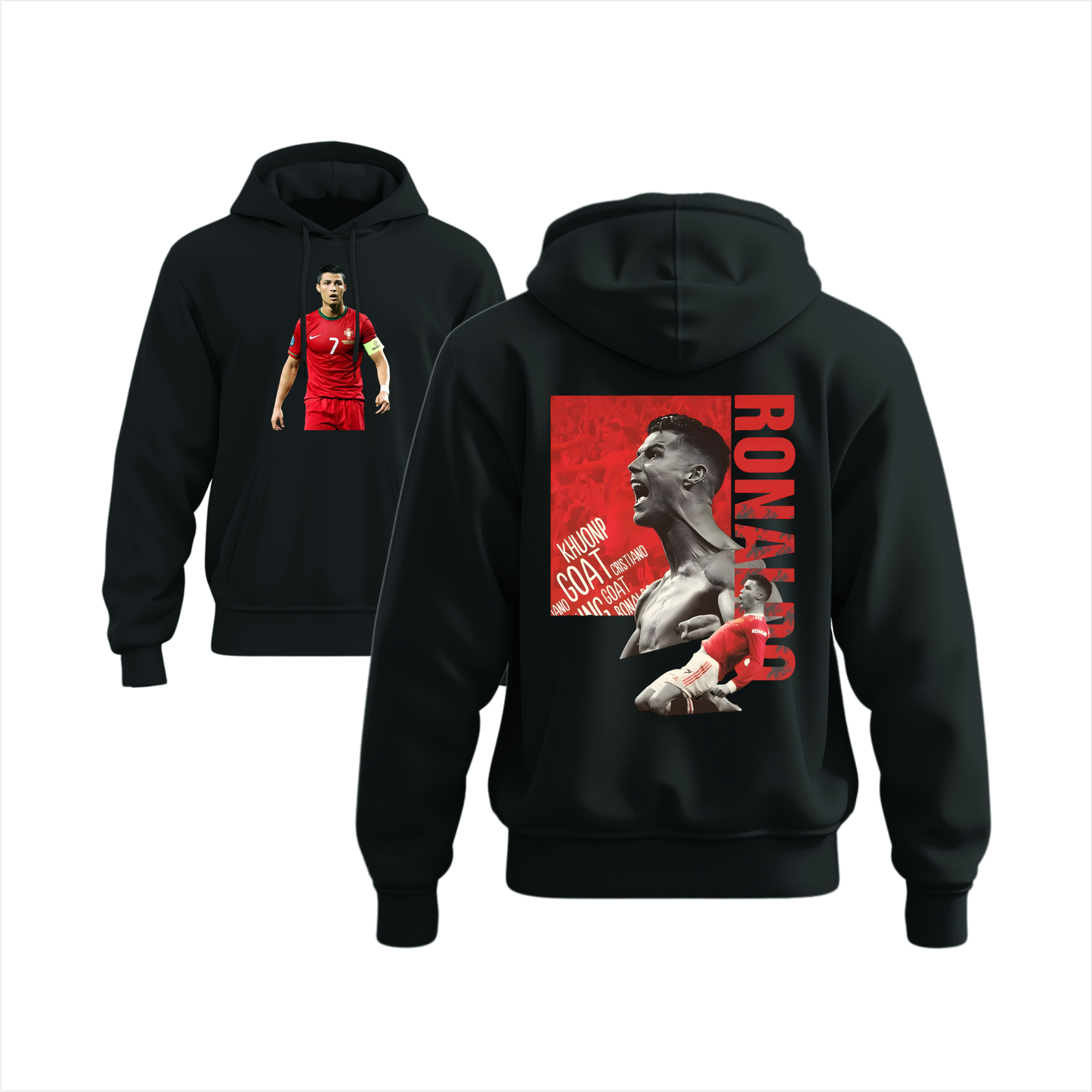 Ronaldo Graphic Boys Hodie Front & Back