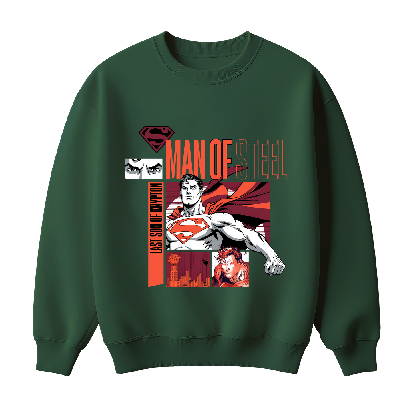 Superman Man of Steel Kids Sweatshirt