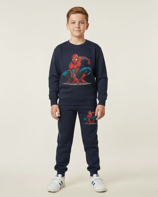 Spider Man Ready Boys Sweatshirt & Trouser Set