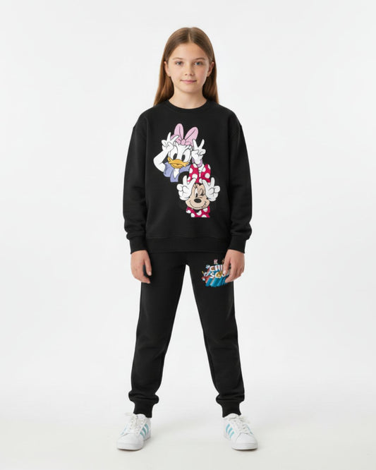 Disney Minnie and Daisy Print Sweatshirt & Trouser Set