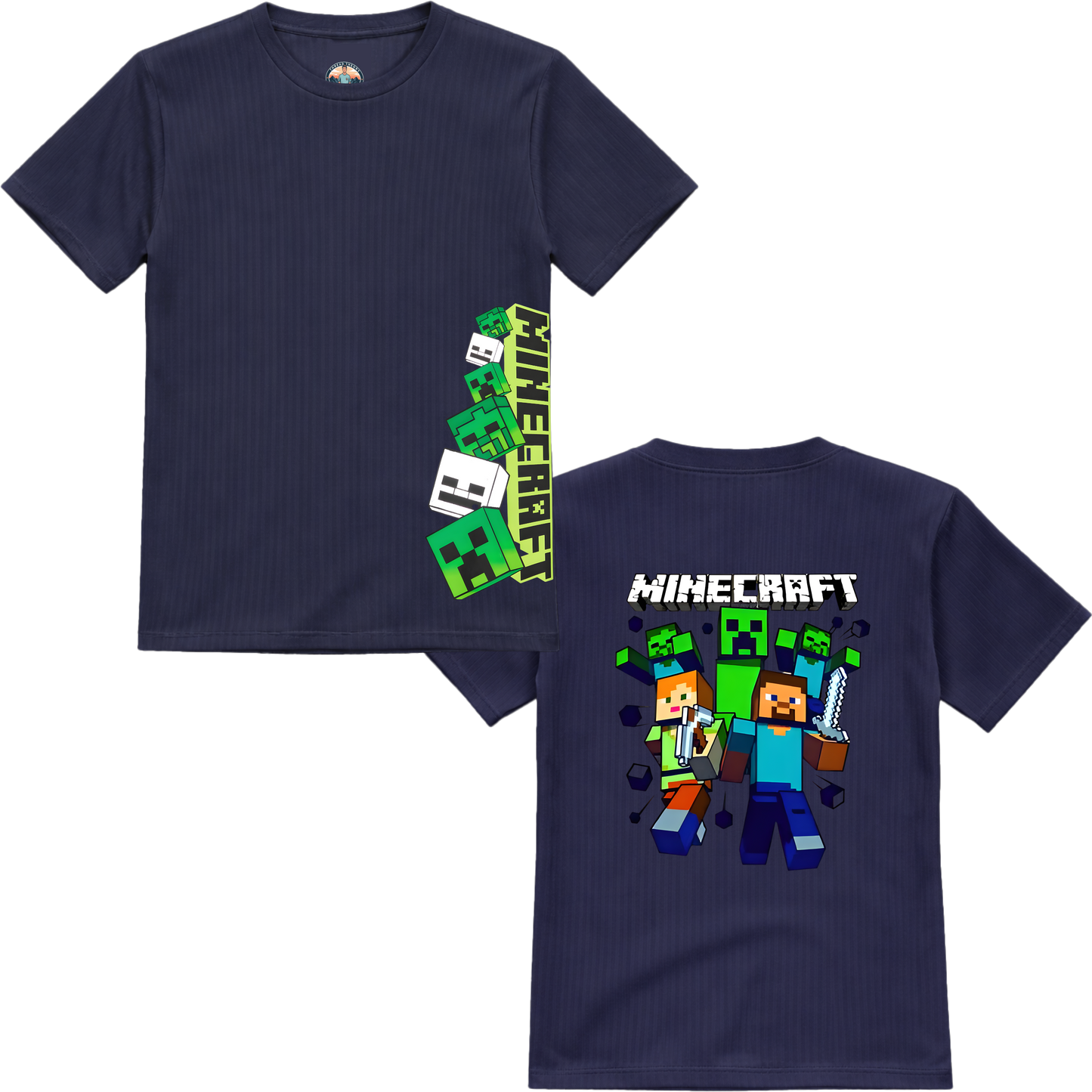 Mincraft 2 Front Back Premium T-Shirt