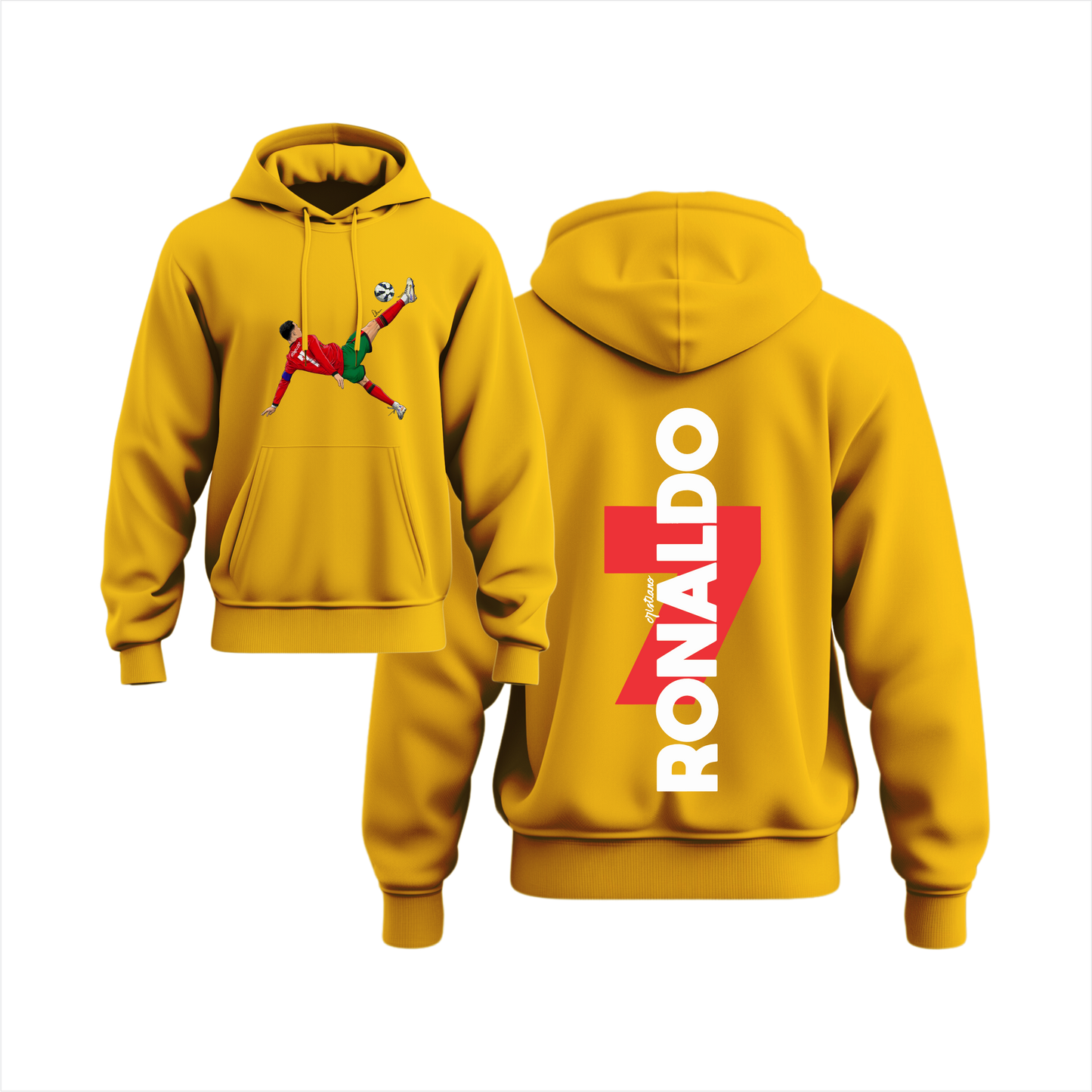 Ronaldo 7 Boys Hodie Front & Back