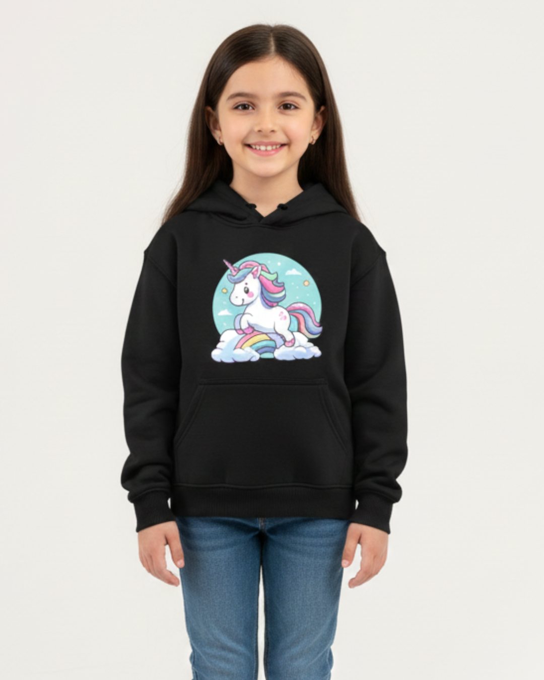Unicorn Premium Hoodie for Girls