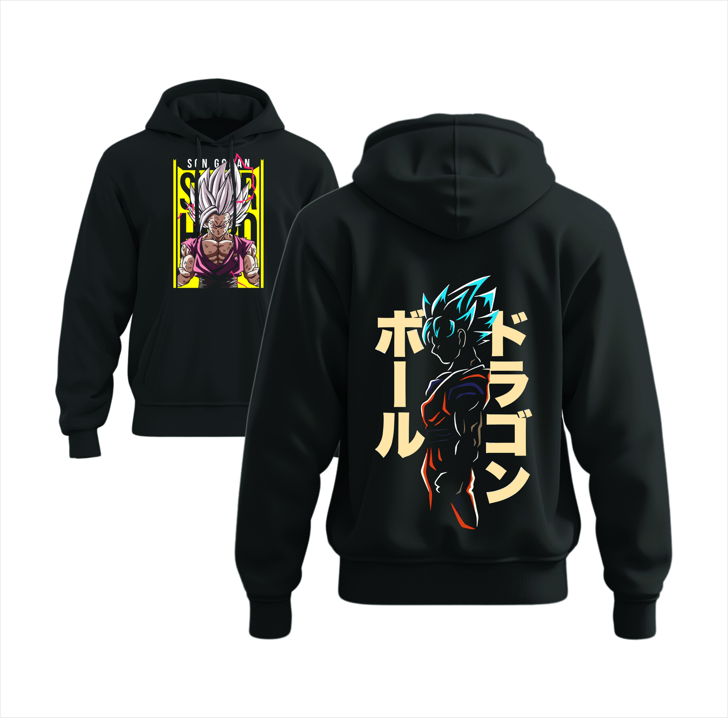 Dragon Ball Front & Back Hoodie for Boys