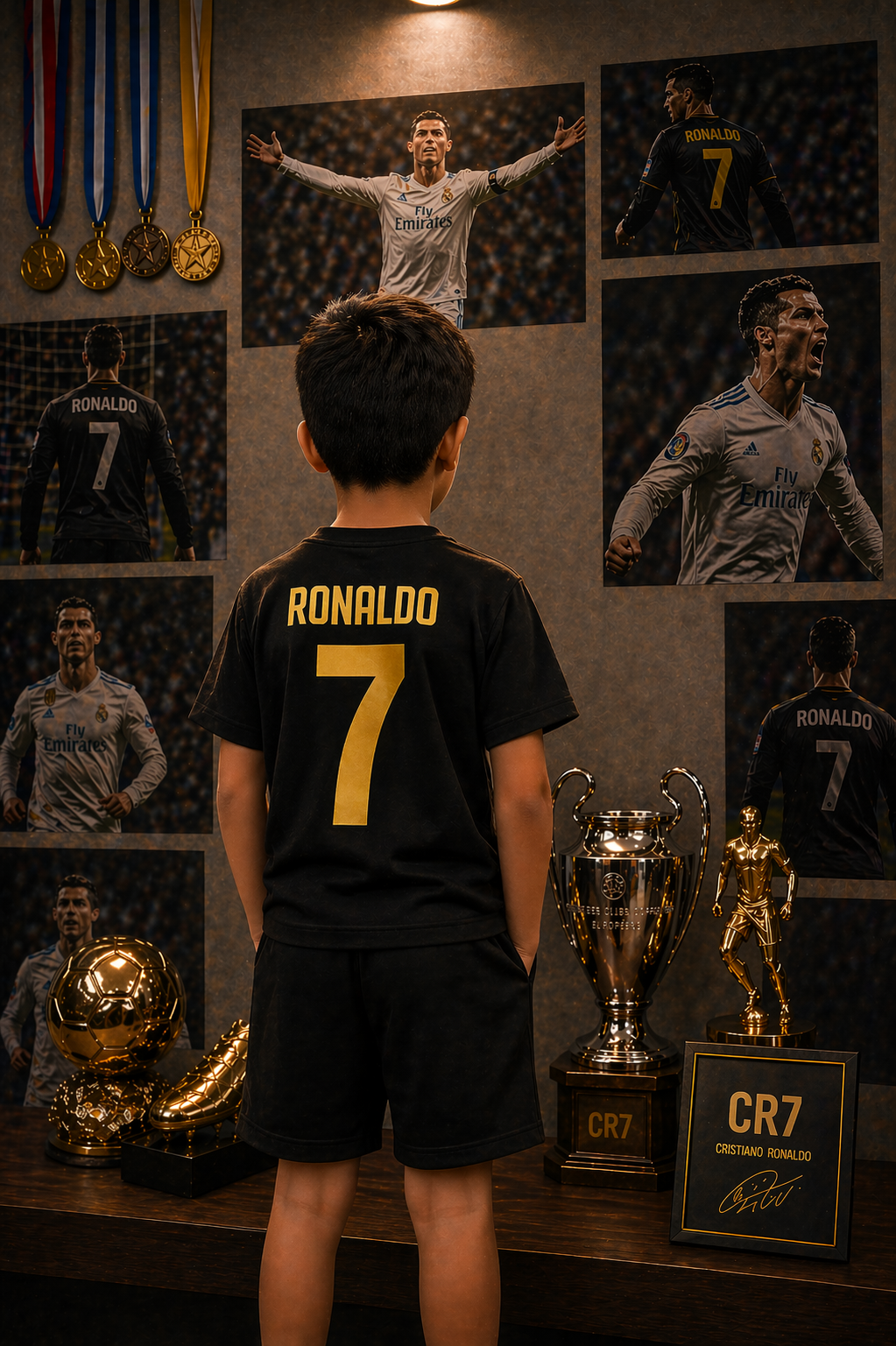 Ronaldo CR7-3 Shorts Set
