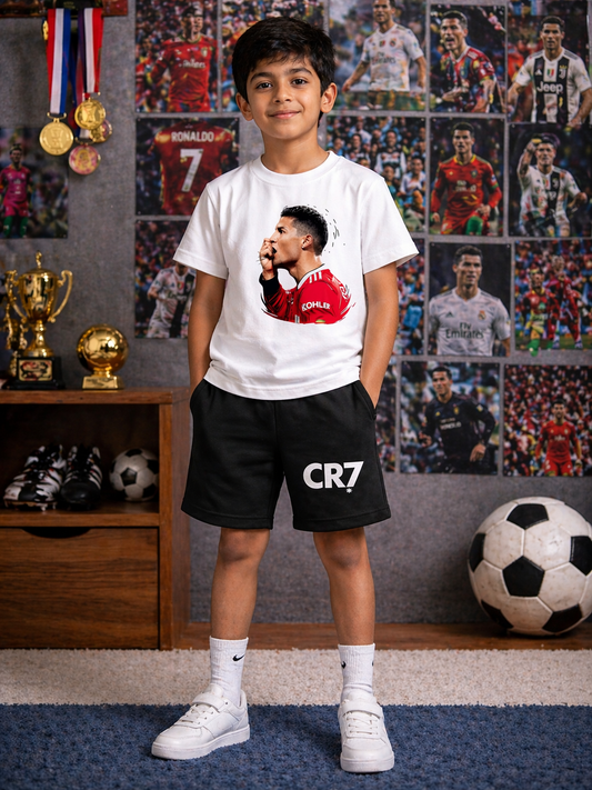 Ronaldo SIUUU Shorts Set