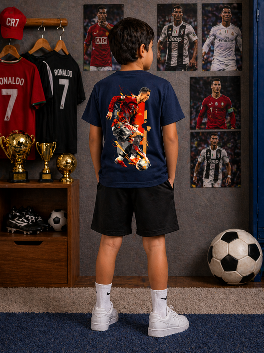 Ronaldo GOAT Shorts Set