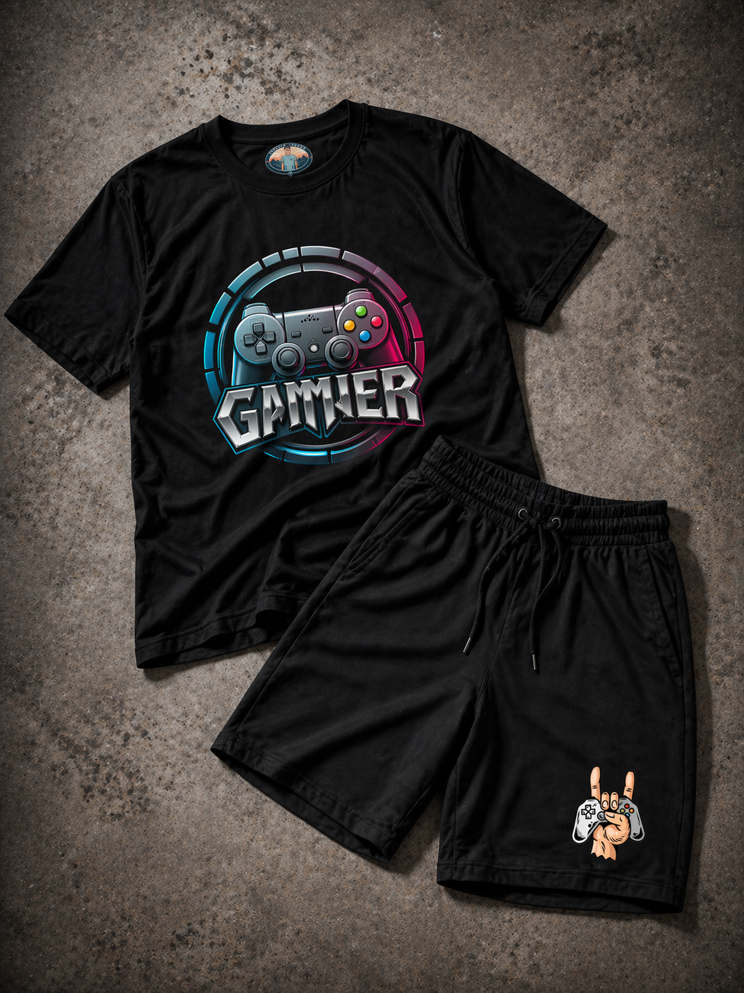 Gamer Boys Shorts Set
