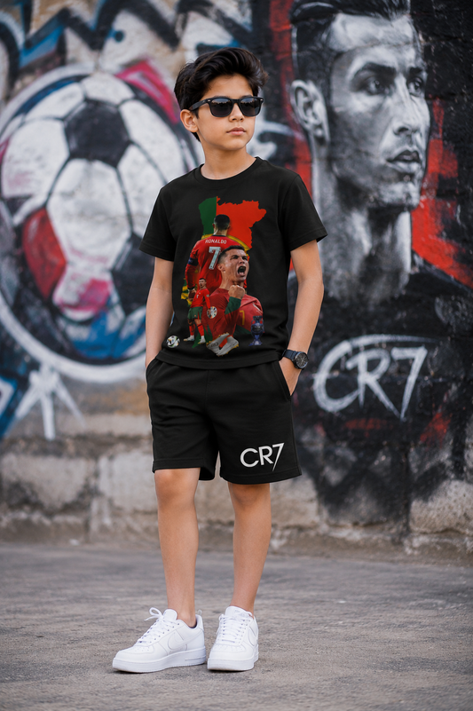 Ronaldo Portugal Legendary Shorts Set
