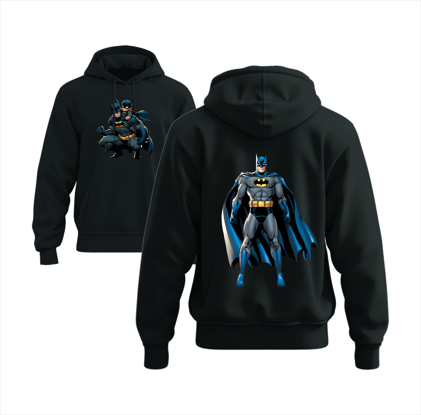Batman Front & Back Hoodie for Boys