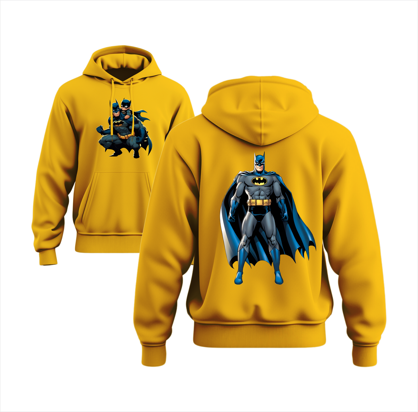 Batman Front & Back Hoodie for Boys
