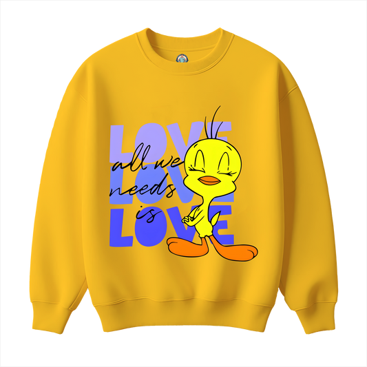 Love Tweety Girls Sweatshirt