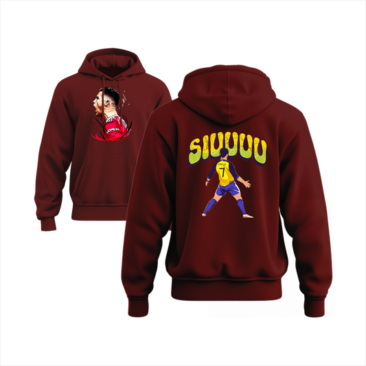 Ronaldo Siuuu Boys Hodie Front & Back