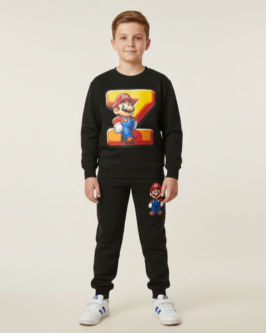 Z Mario Boys Sweatshirt & Trouser Set