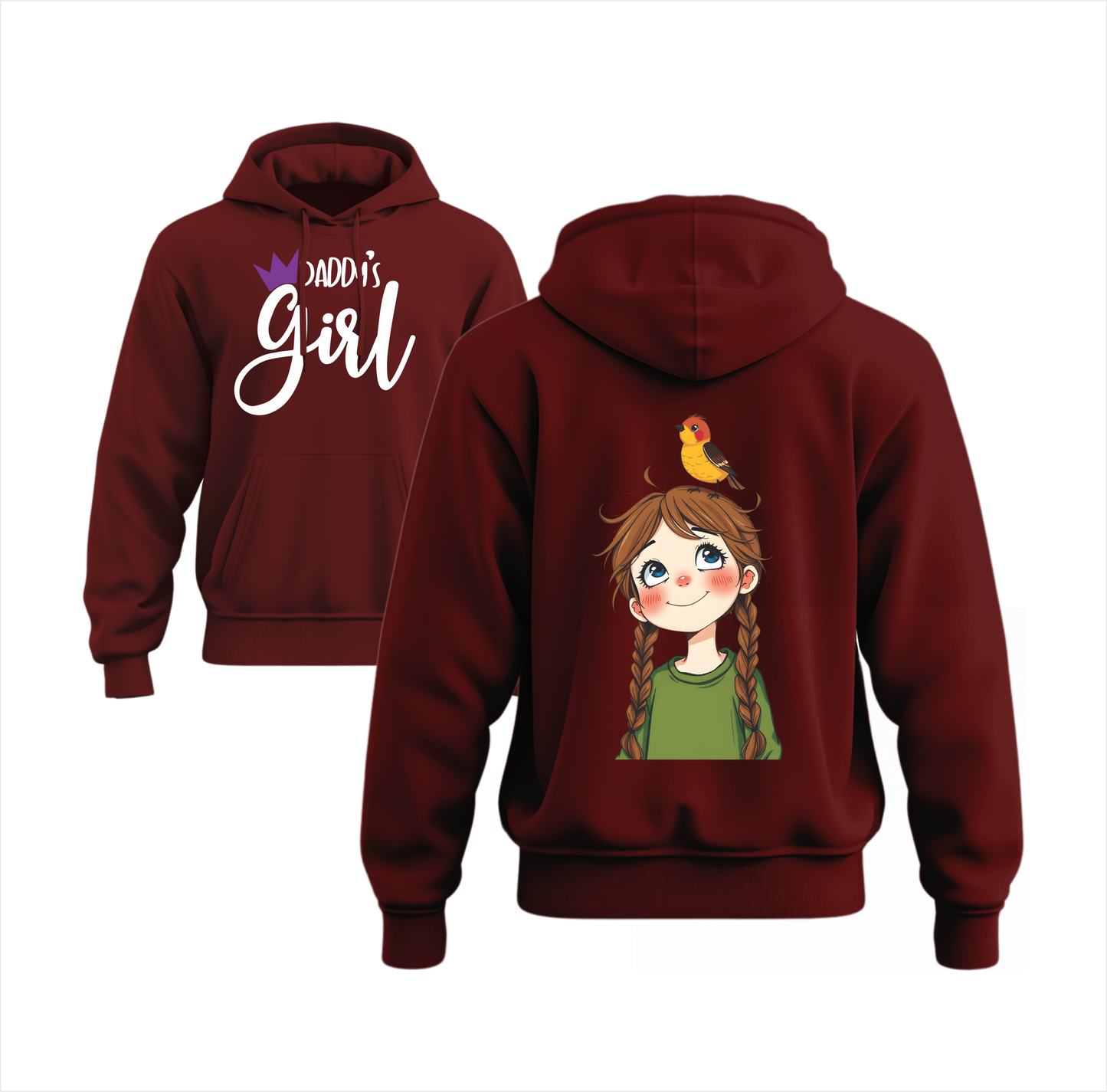 Dady`s Girl Hoodie for Girl