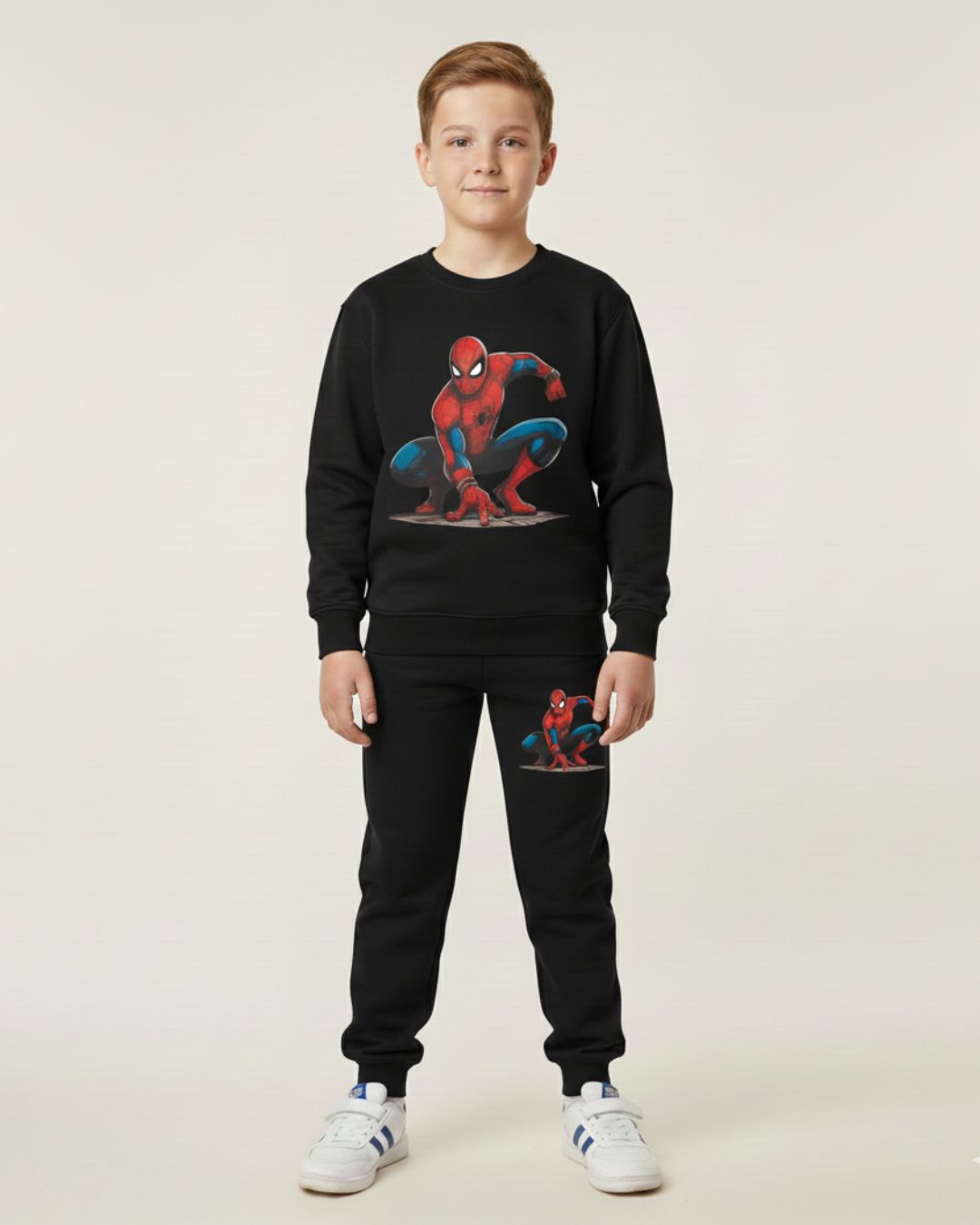Spider Man Ready Boys Sweatshirt & Trouser Set