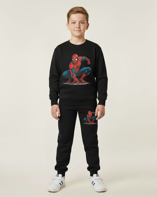 Spider Man Ready Boys Sweatshirt & Trouser Set