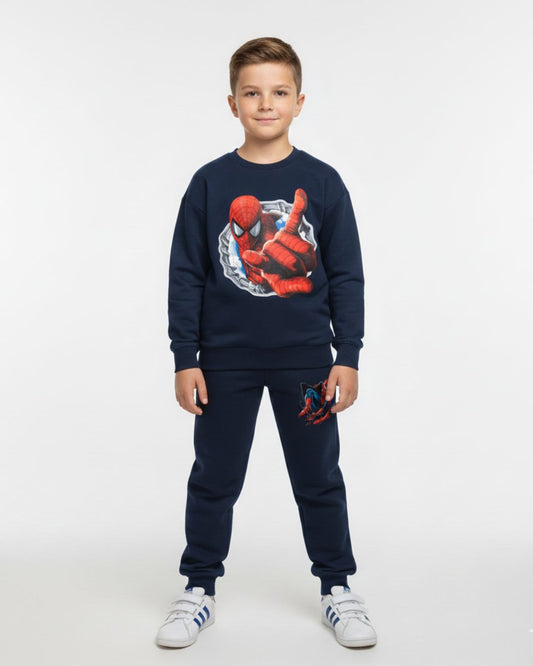 Spider Man Web Boys Sweatshirt & Trouser Set