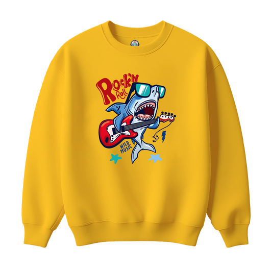 Whale Guitar Premium Kids Sweatshirt