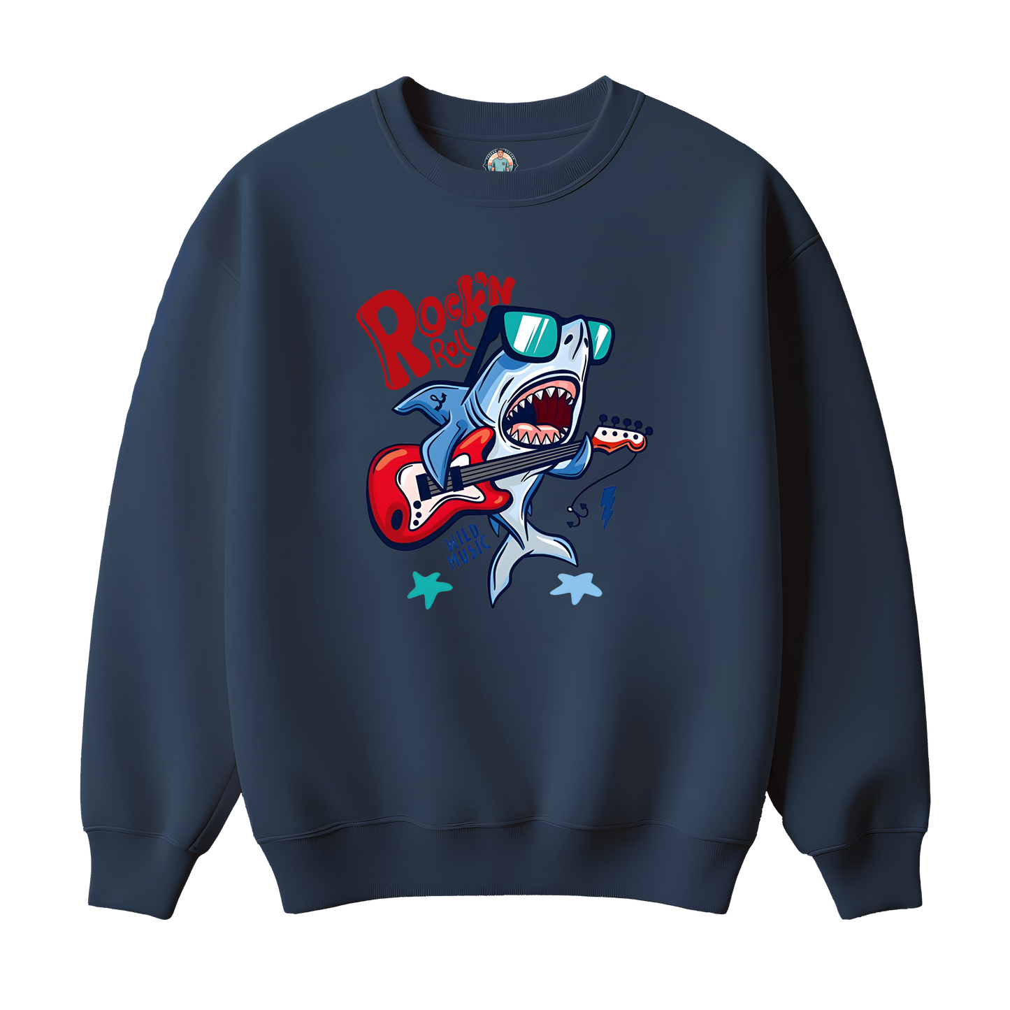 Whale Guitar Premium Kids Sweatshirt