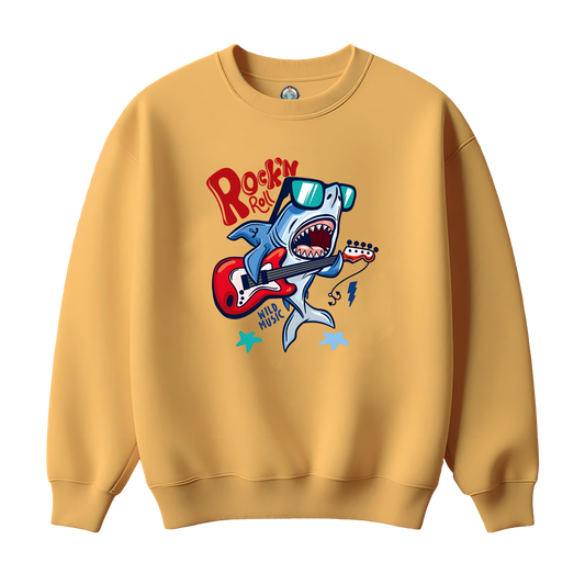 Whale Guitar Premium Kids Sweatshirt