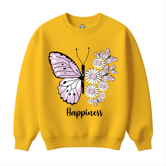 ButterFly Happiness Girls Sweatshirt