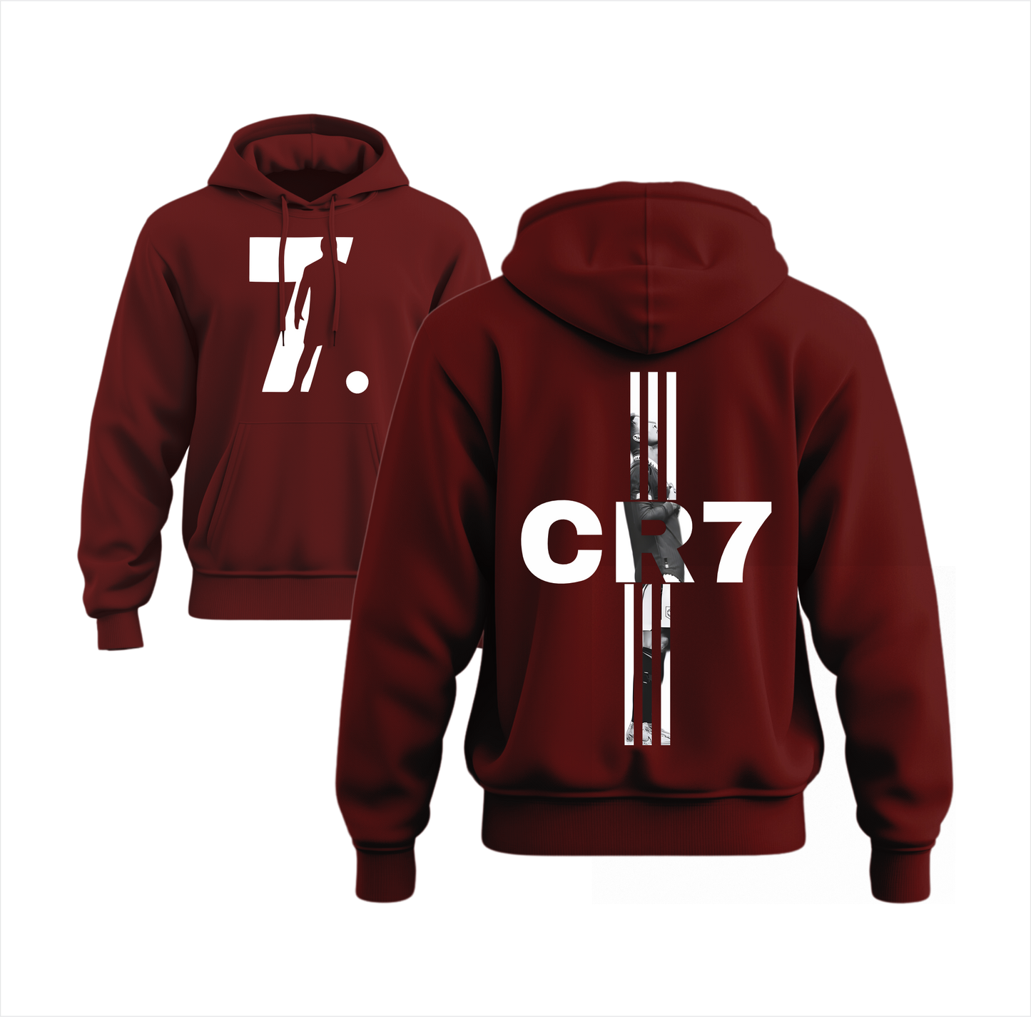 Cristiano Ronaldo CR7 Boys Hodie Front & Back