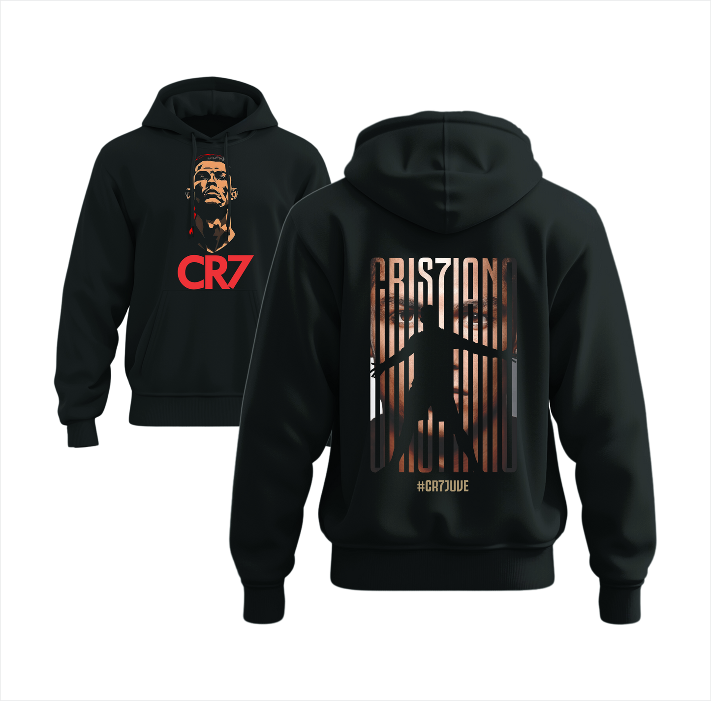 Ronaldo CR7 Graphic Boys Hodie Front & Back