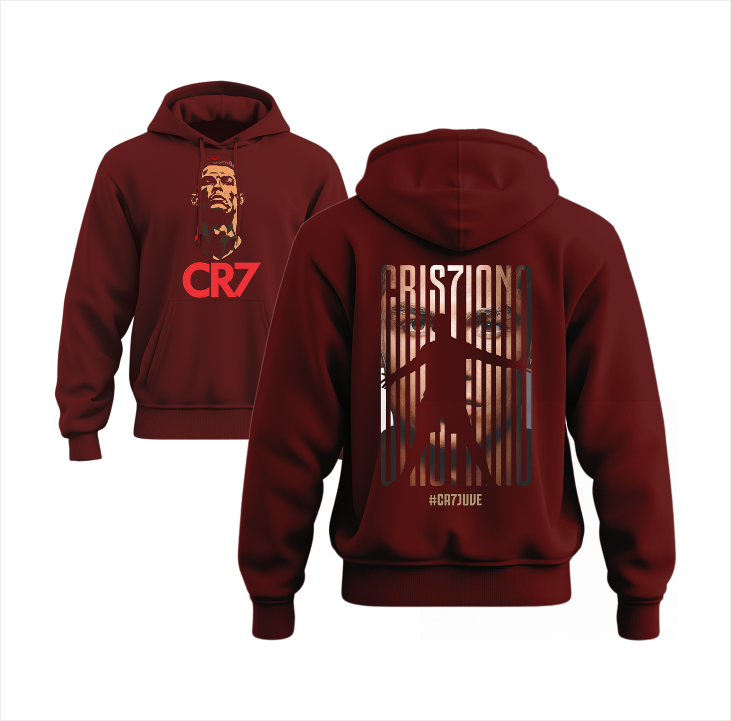 Ronaldo CR7 Graphic Boys Hodie Front & Back