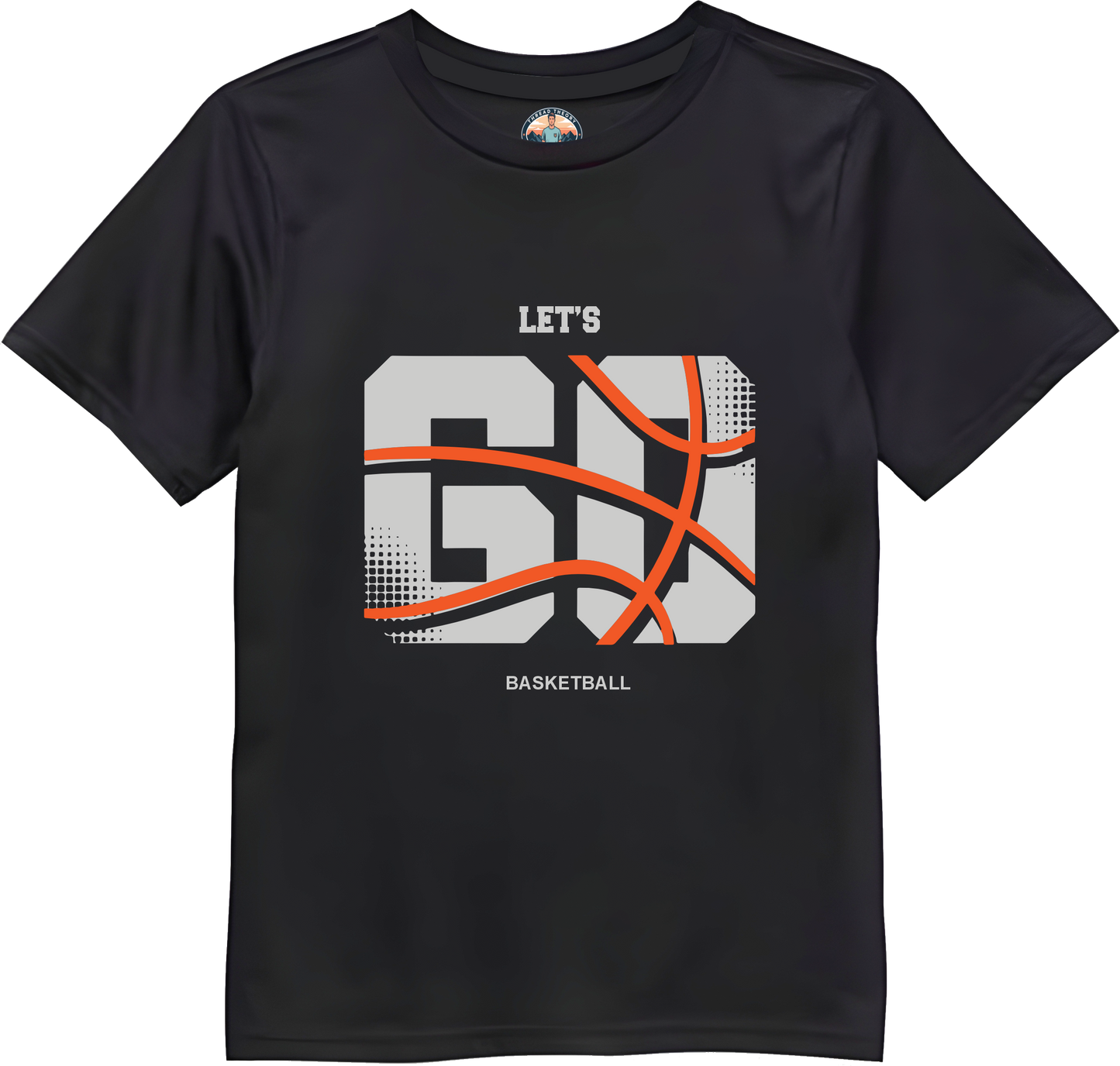 Boys Let`s GO Basket Ball  Premium Tshirt