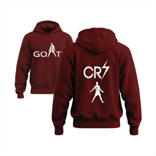 GOAT CR7 Thunder Boys Hodie Front & Back
