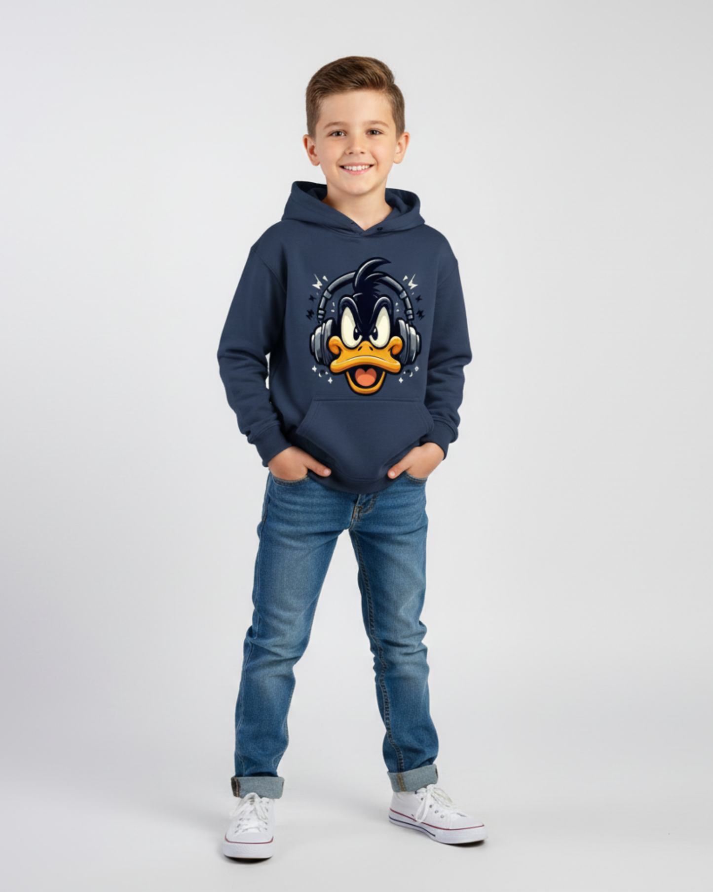 Donald Music Navy Boys Premium Hoodie