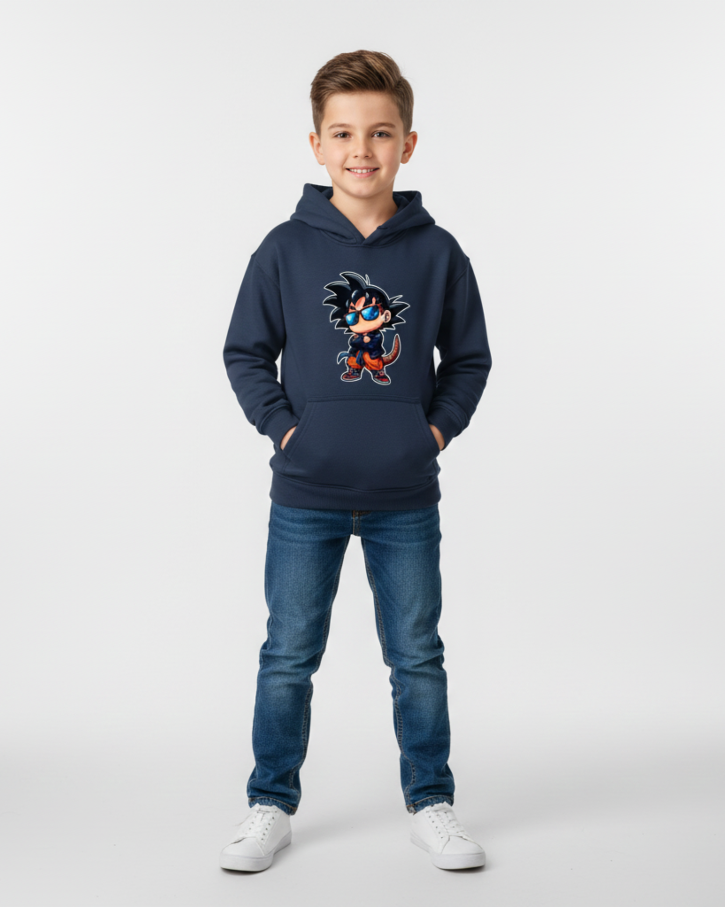 Little Goku Boys Premium Hoodie