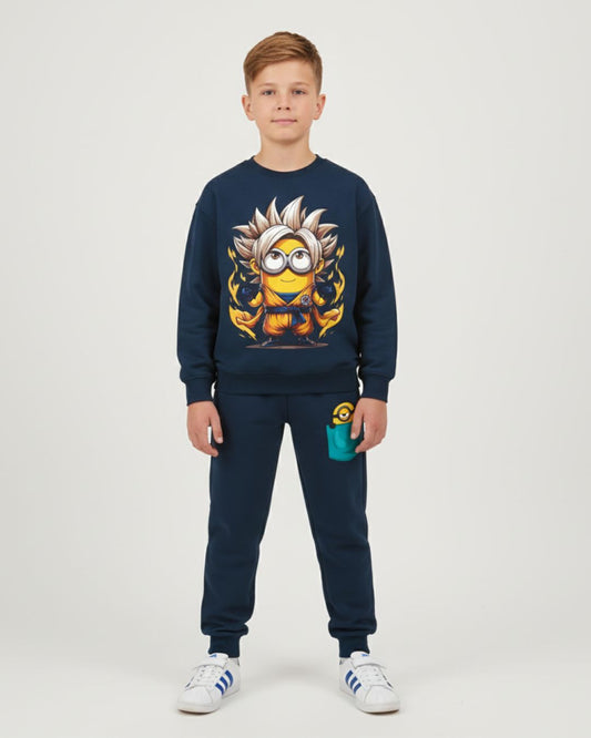 Minnion Dragon Ball Boys Sweatshirt & Trouser Set