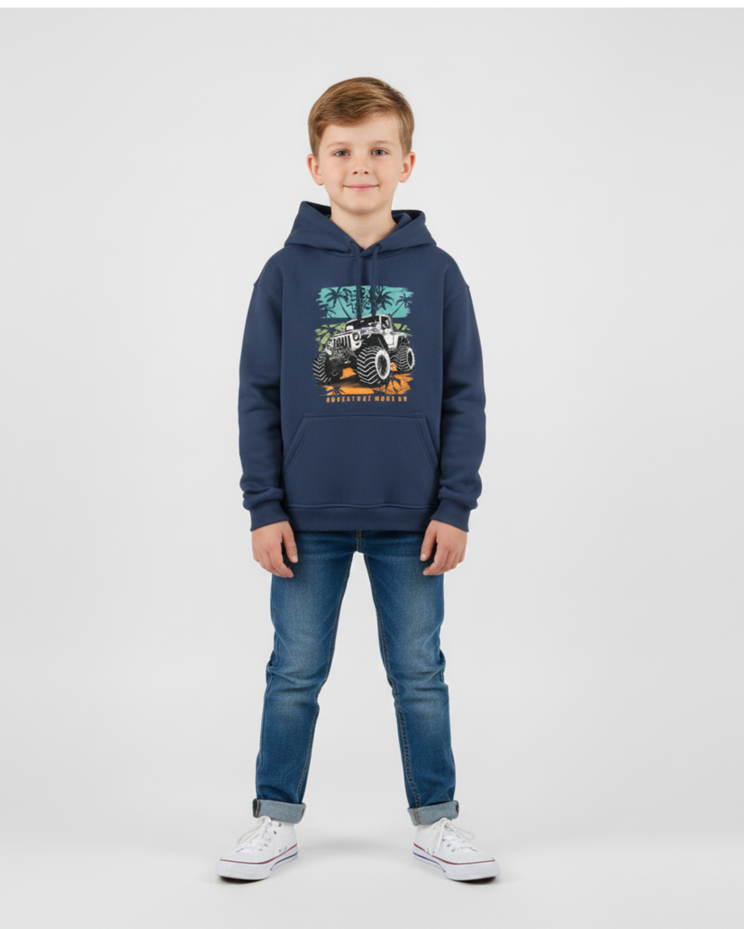 Jeep Ride Boys Premium Hoodie