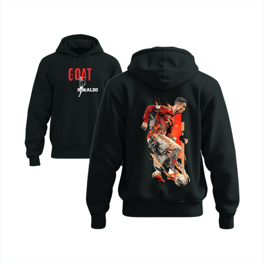 GOAT Ronaldo Boys Hodie Front & Back
