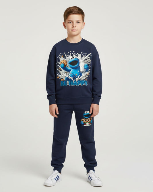 Cookie Monster Cookies Sweatshirt & Trouser Set