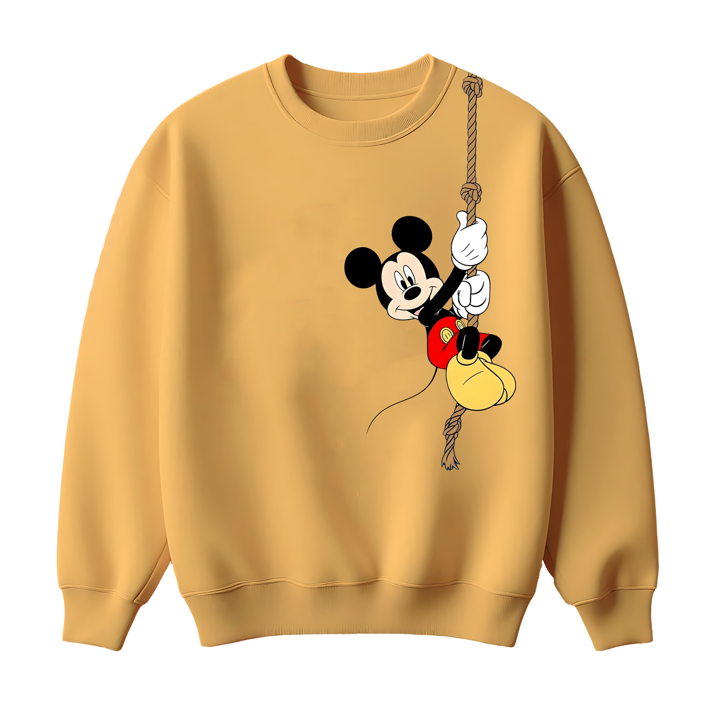 Micky Mouse Hanging Printed Kids Sweatshirt