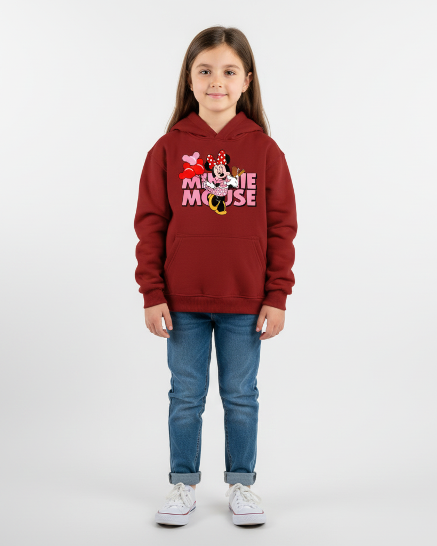 Mini Mouse Girls Premium Hoodie