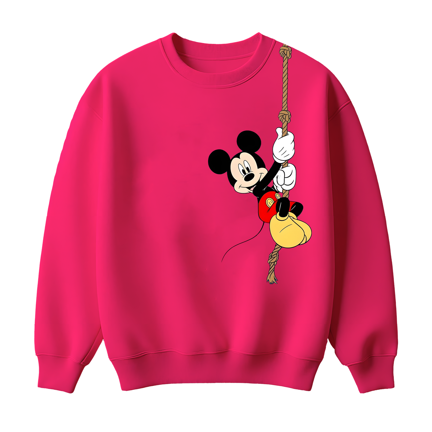 Micky Mouse Hanging Printed Kids Sweatshirt