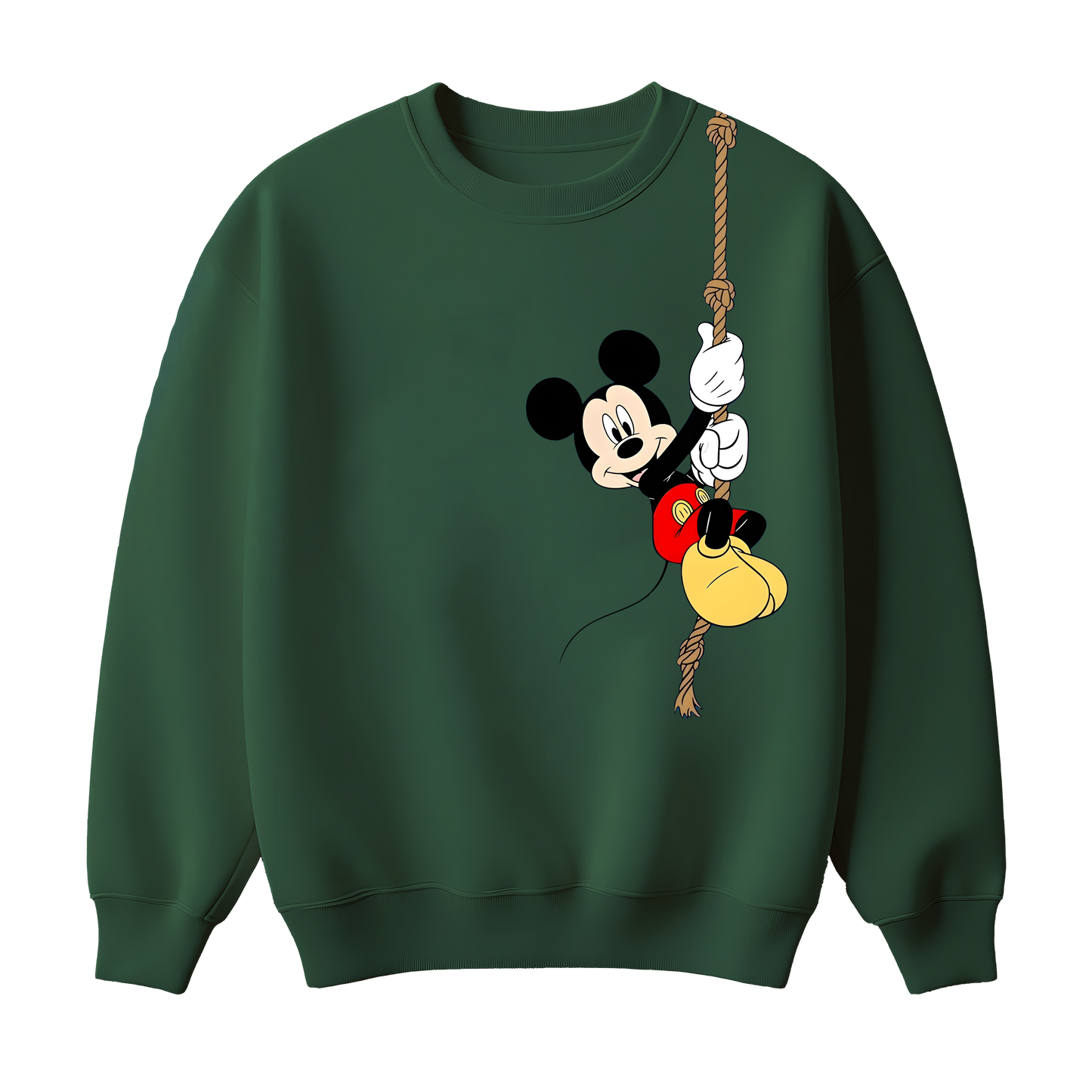 Micky Mouse Hanging Printed Kids Sweatshirt