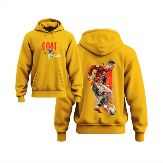 GOAT Ronaldo Boys Hodie Front & Back