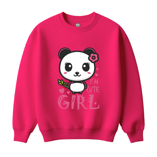 Panda Girl Kids Sweatshirt