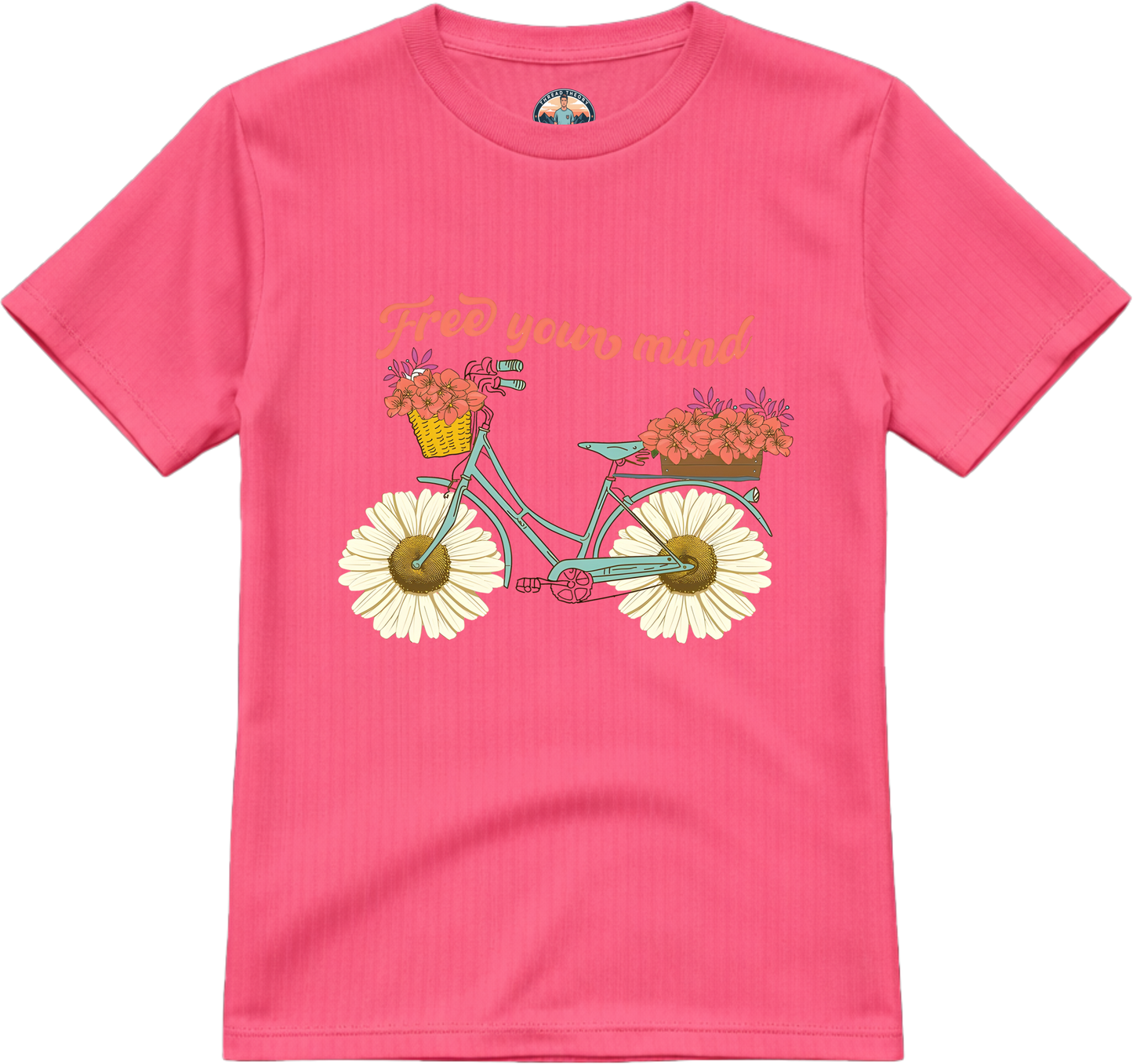 Girls Floral Cycle T-Shirt