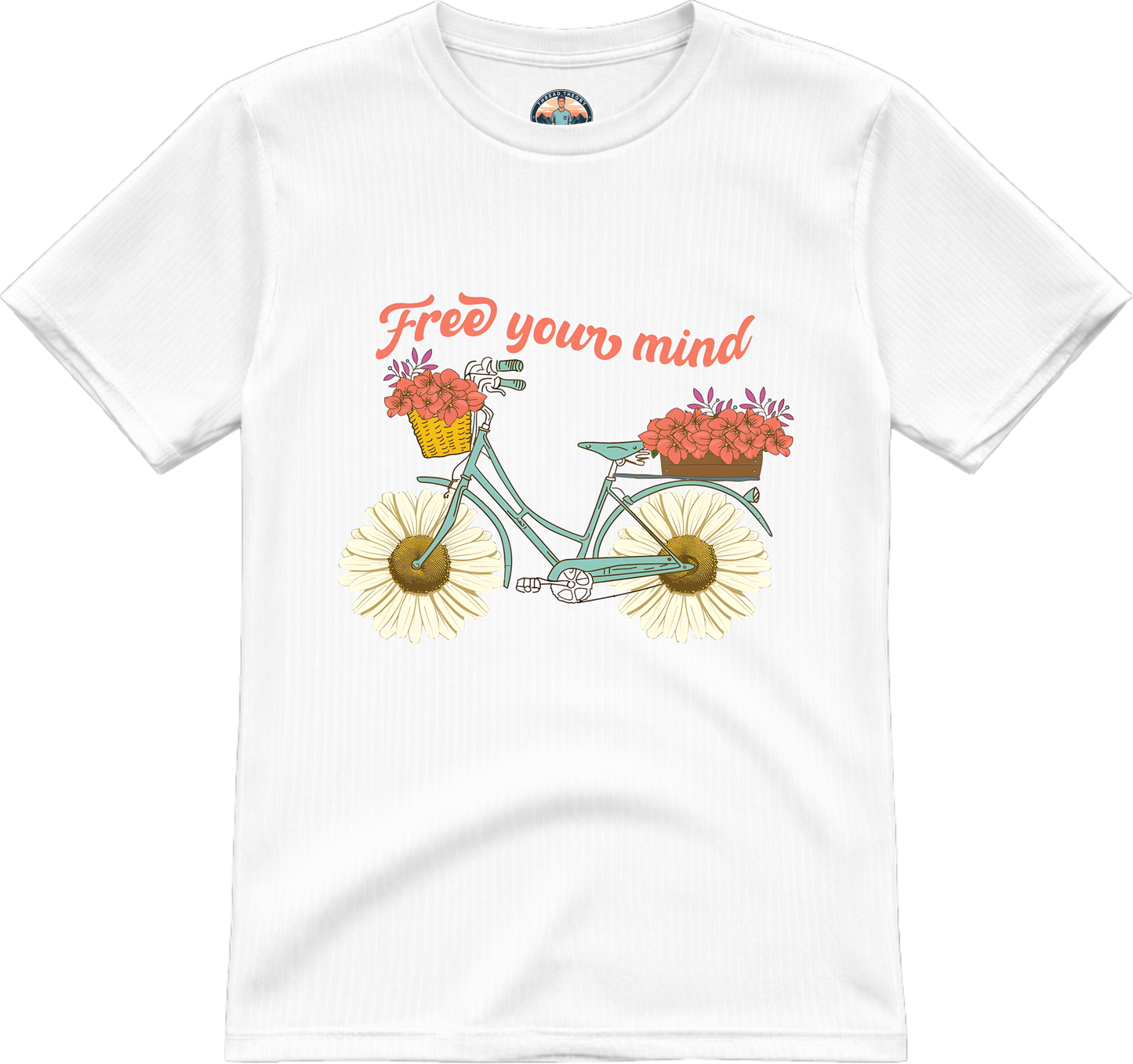 Girls Floral Cycle T-Shirt