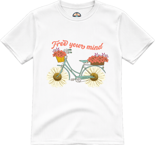 Girls Floral Cycle T-Shirt