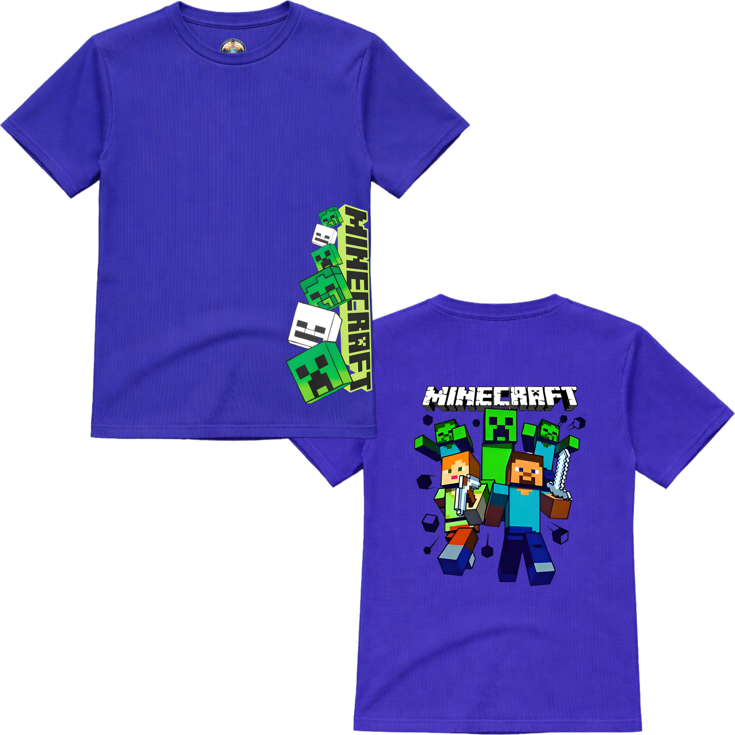 Mincraft 2 Front Back Premium T-Shirt