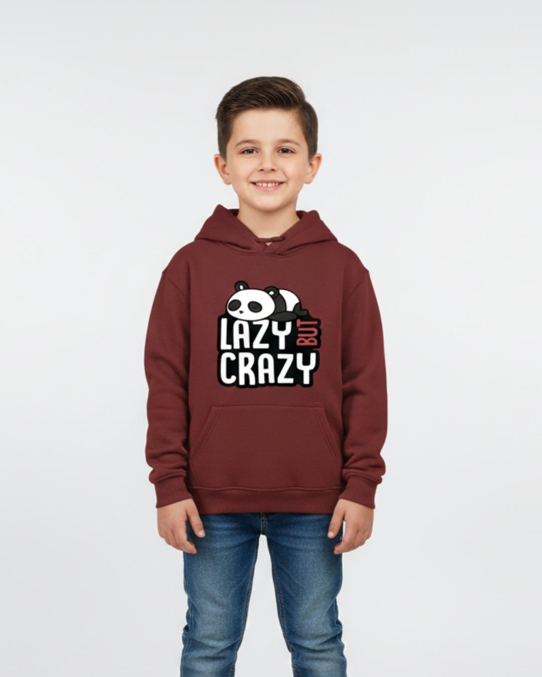 Lazy Panda Boys Hoodie